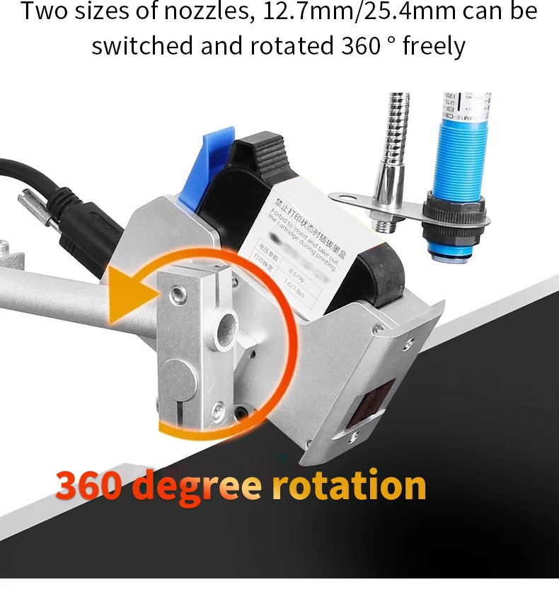 Automatic Pagination Inkjet Printer Prints Production Date and Batch Numbe