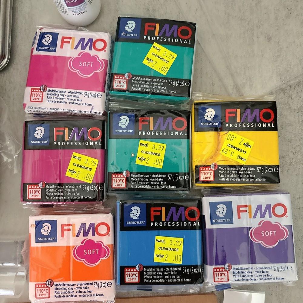 ISILER Clay Pasta Maker FIMO Clay & Cutters Craft Bundle