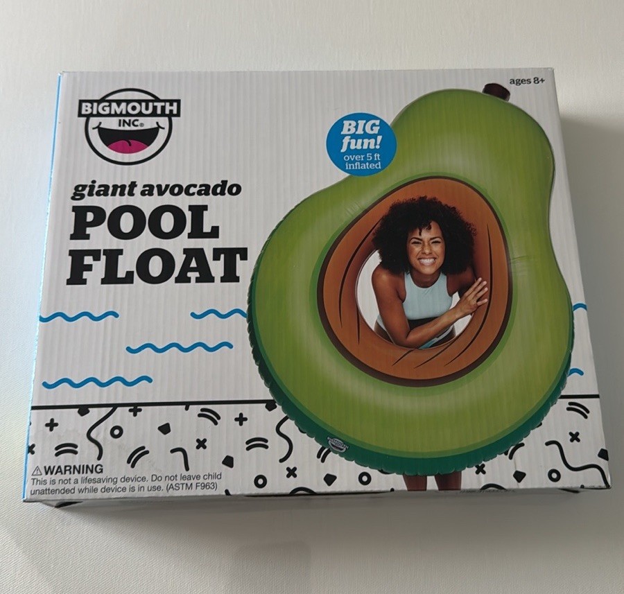 Avacado Pool Float 5 Feet