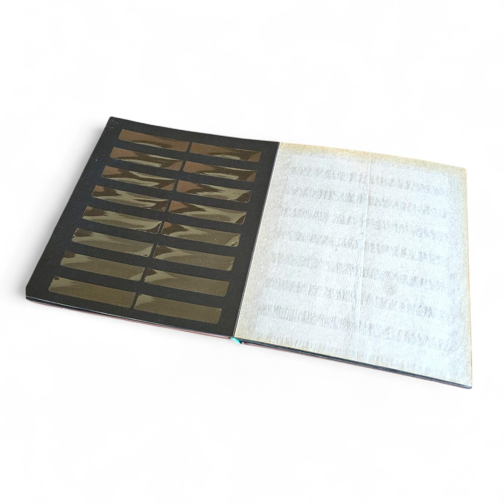 Vintage Green Palma Stamp Album 9 Cardboad Pages Hingless Stock Book Empty