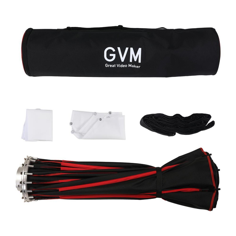 GVM 35.4'' Quick-Open Deep Parabolic Softbox for PRO-SD400B/500B/650B Spotlight