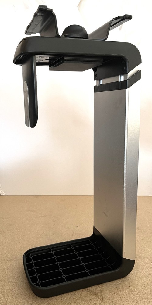 Humanscale CPU600 Adjustable Under-desk CPU Holder Black/Silver with mount Plate