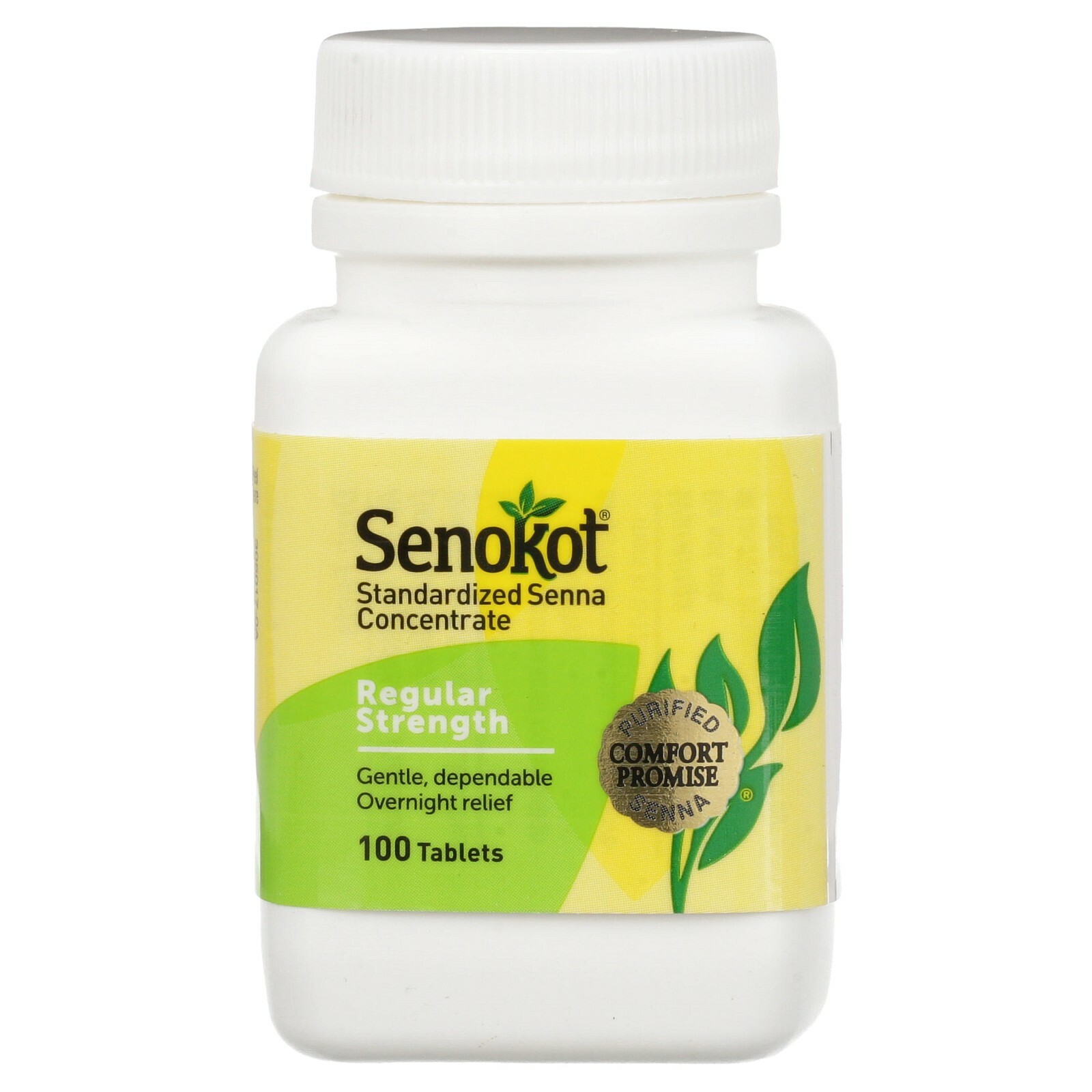 Senokot Regular Strength Natural Vegetable Laxative Tablets 100 tablets EXP02/25