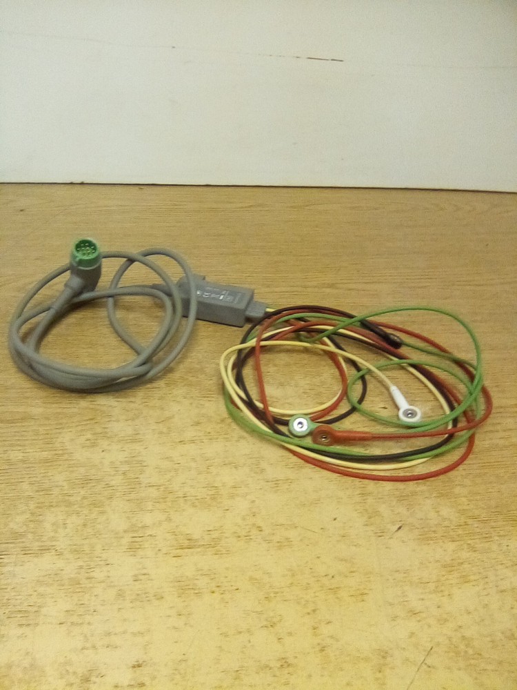 Sensoronics SECG-PHY12L-TC5 Physio Control ECG 12 Lead Trunk Cable