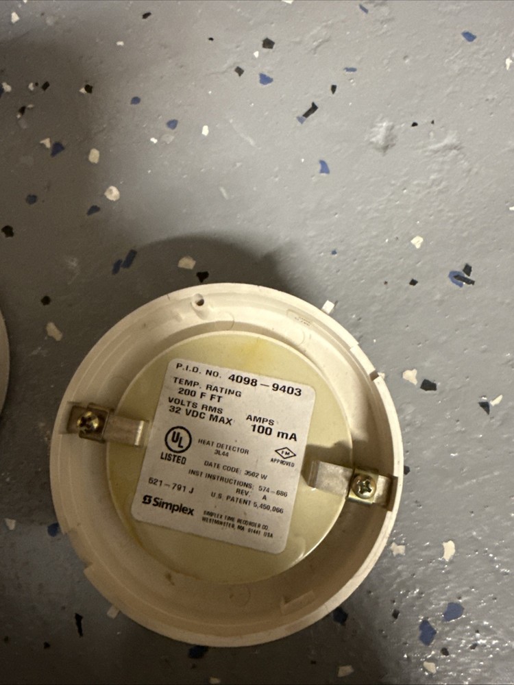Simplex 4098-9403 Heat Detector