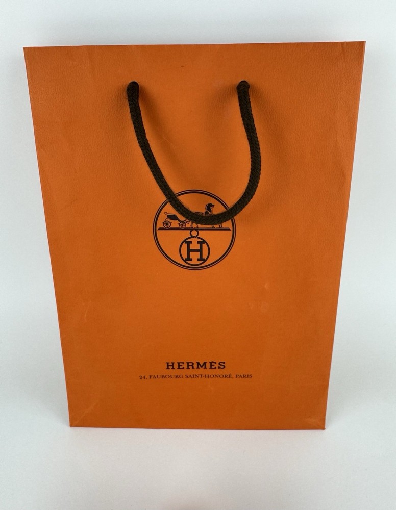 Authentic Hermes Gift Bag 11” x 8”