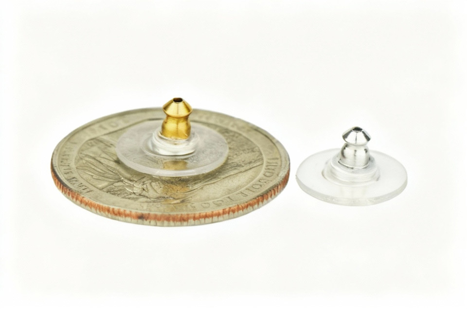 Earring Backs 10 Pairs Aluminum