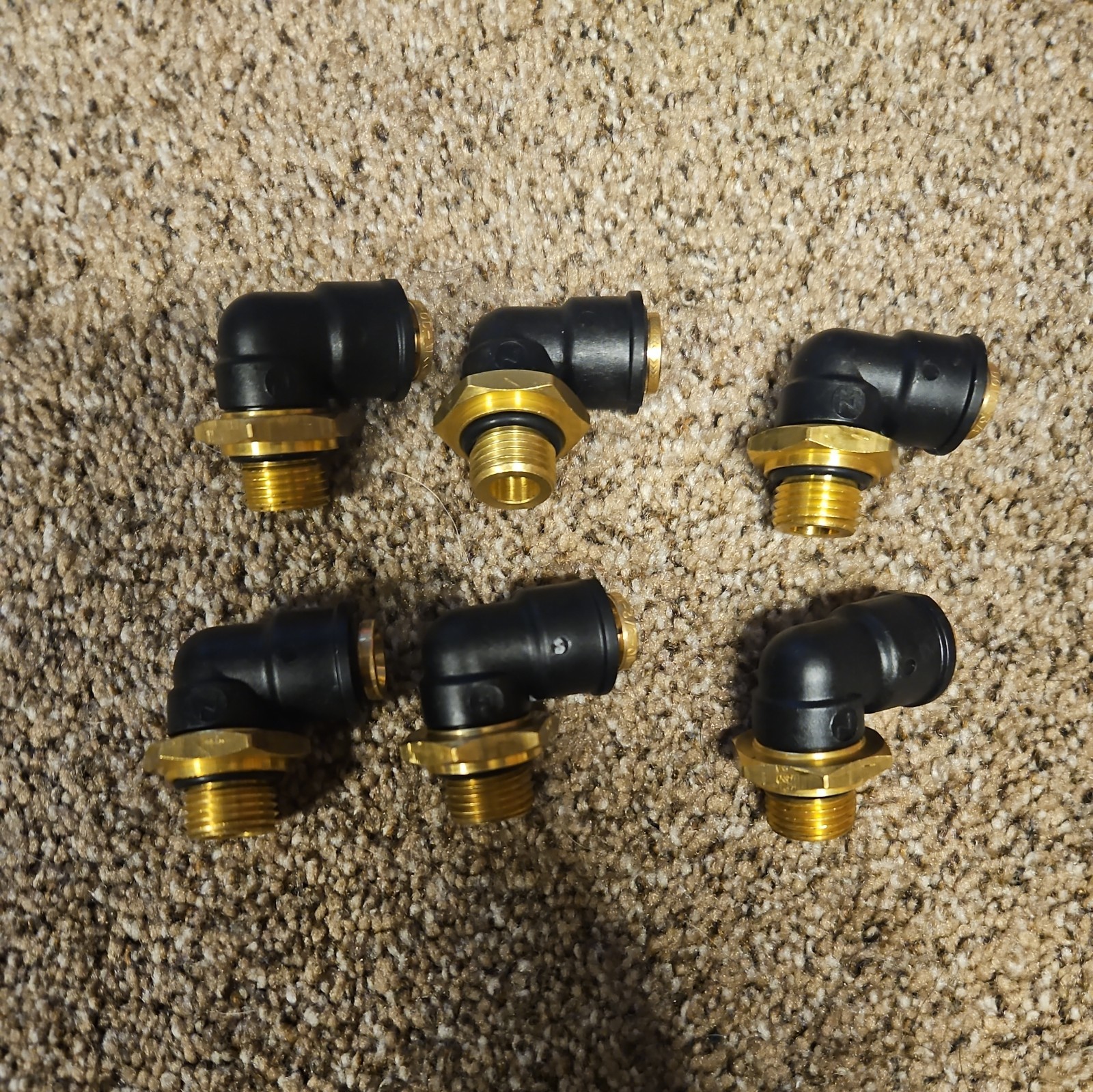 20999390 NEW GENUINE VOLVO COMPOSITE PLC MALE ELBOW M16 X 3/8" - 6 Pack