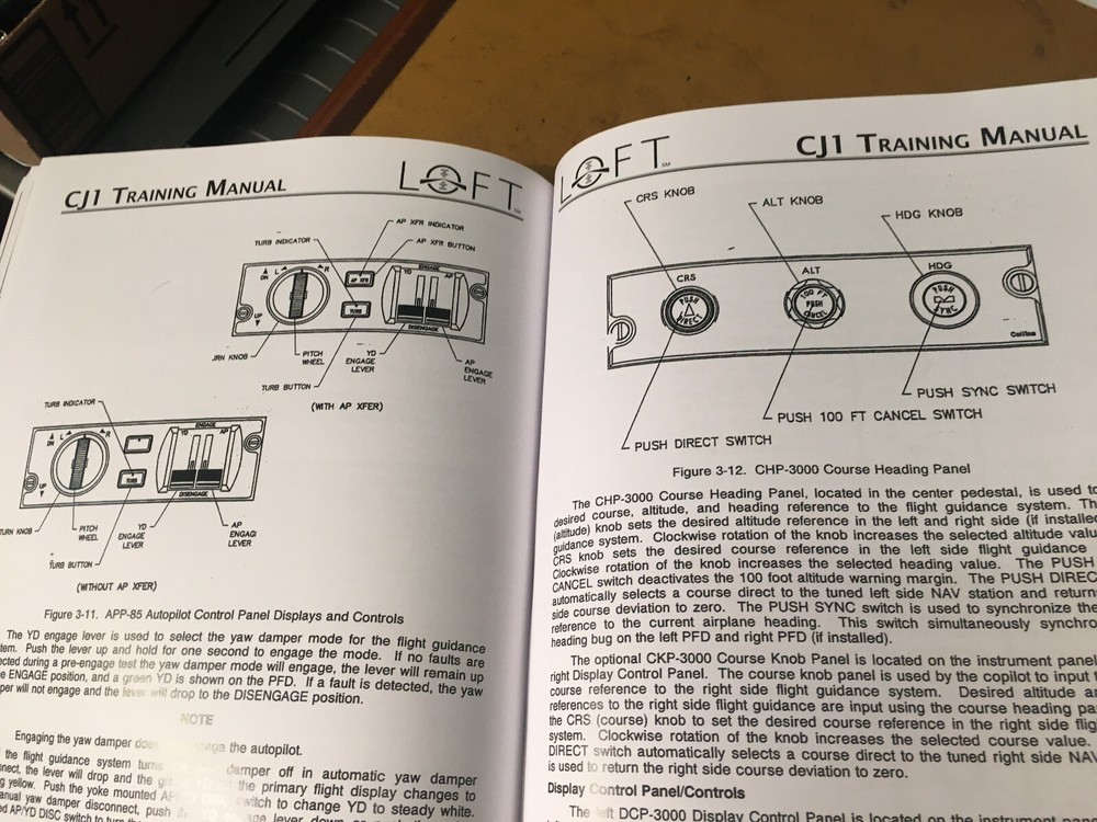 Citation CE-525, CJ & CJ1 Pilot Training Manual