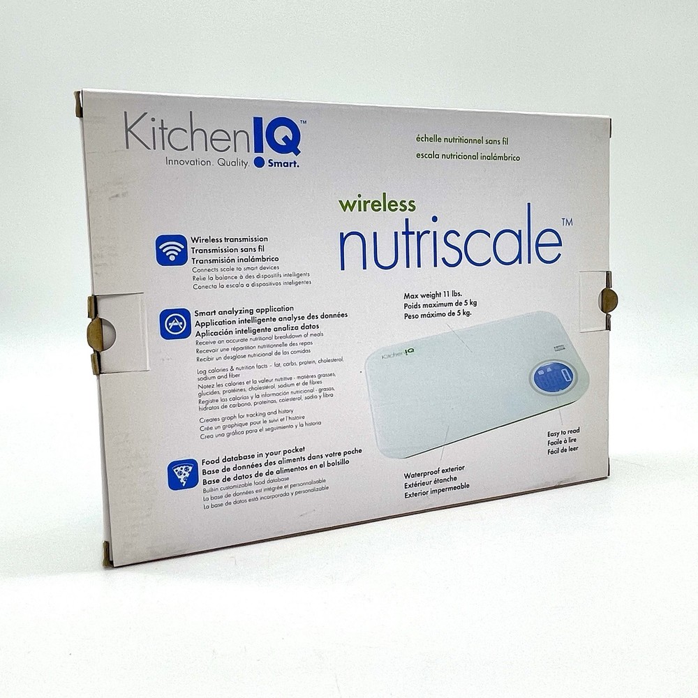 Kitchen!Q Nutriscale Smart Wireless Innovation Kitchen Scale For IOS & ANDROID