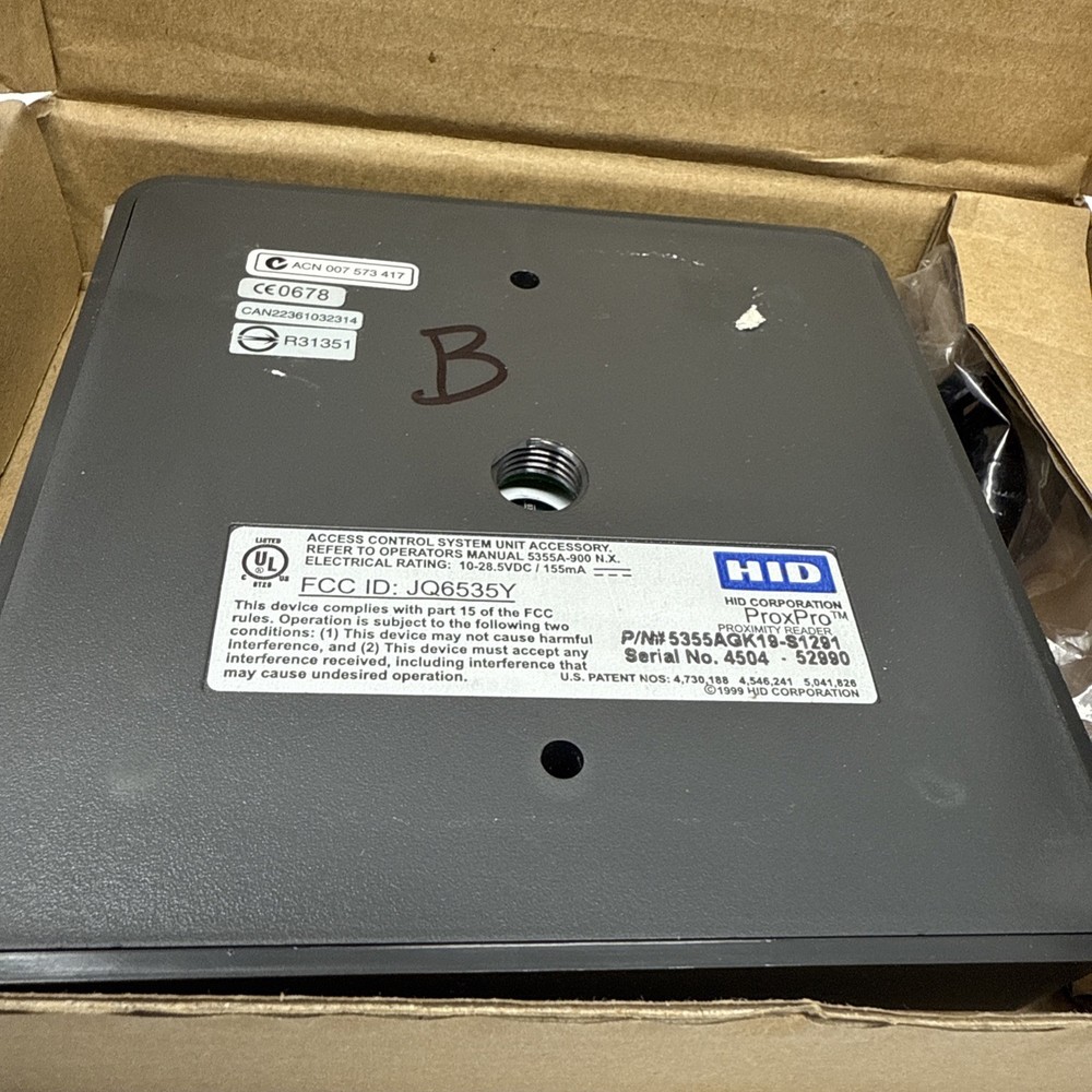 HID 5355AGK19-S1291 ProxPro Wall Switch Proximity Reader