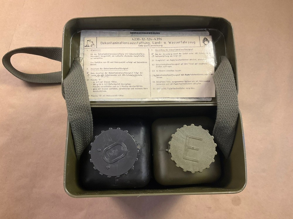 Vintage German  Decontamination Kit