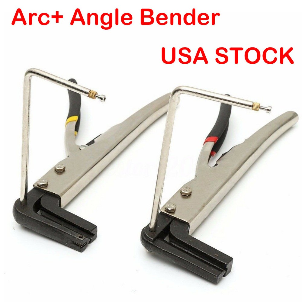 2" Metal Strip Bending Pliers Right Angle + Rounded Corner Bending Tool Two/set
