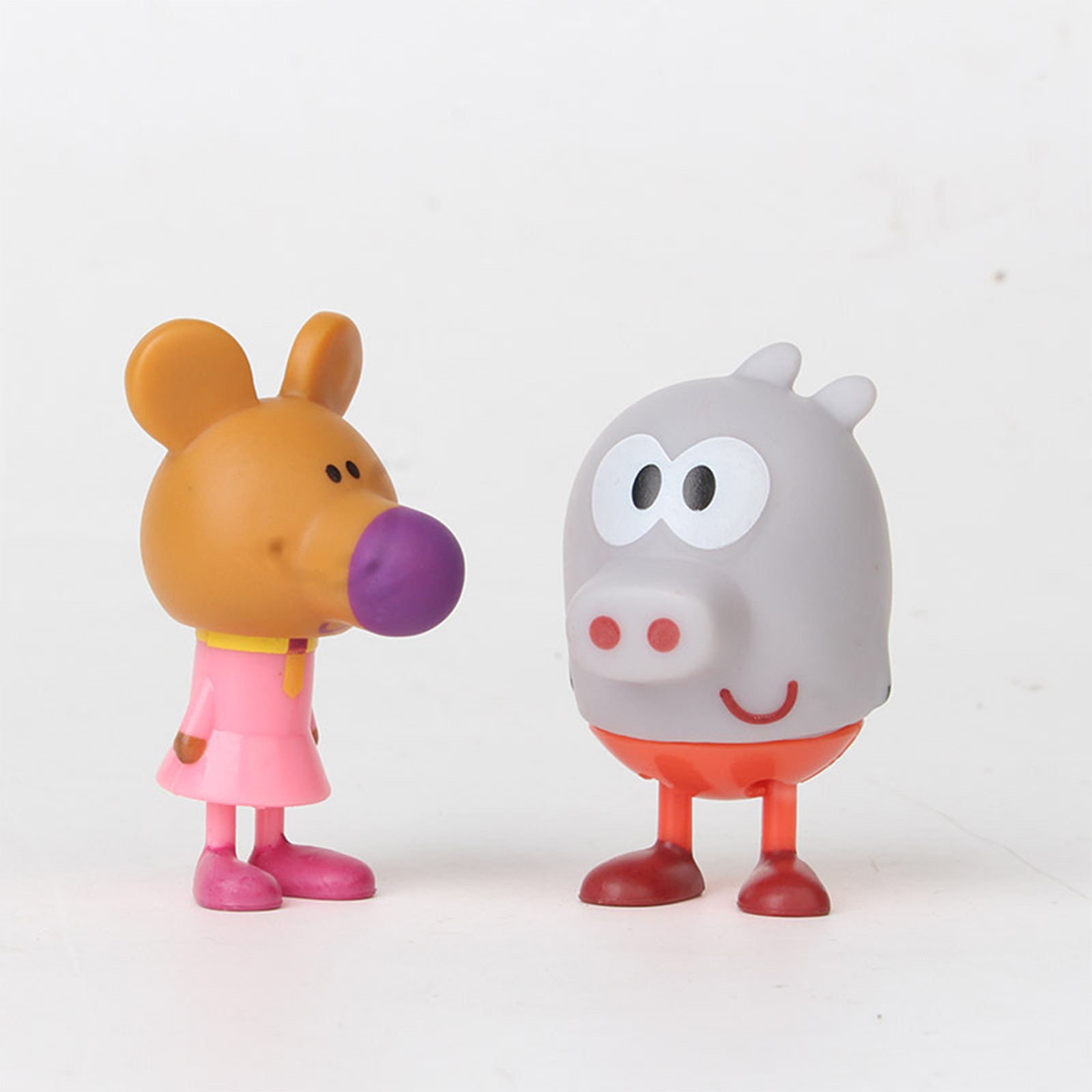 6X Hey Duggee Crocodile Happy Squirrel Octopus Betty Topper Action Figures Toys-