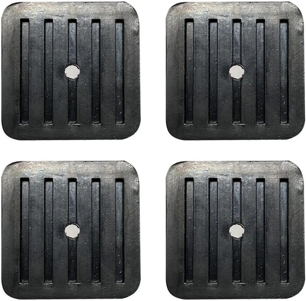4 Pack Mini Split Anti-Vibration Pads Wall Mounting Bracket Isolator Rubber Pad