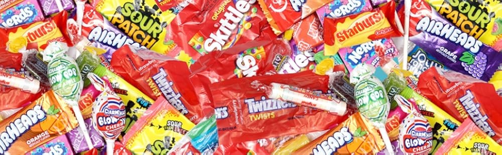 Assorted Fruit Hard Candy, 3 Pound Bulk Candy, Indivily Wrapped Hard