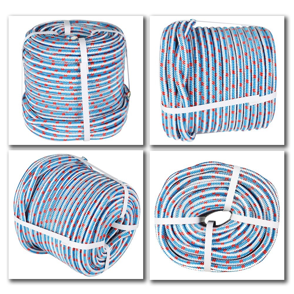 1/2" x 100' 16 Strand Braid Polyester Arborist Tree Rope Nylon Polyester Line