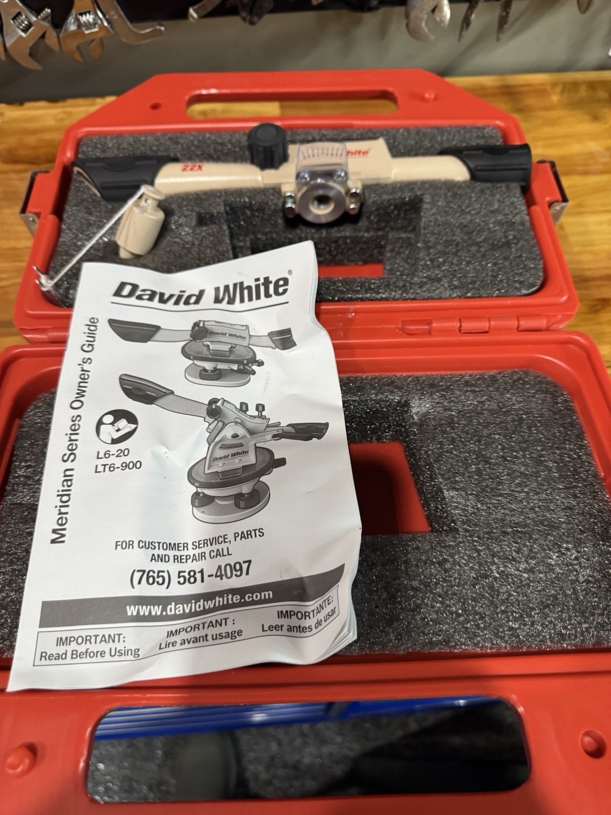 David White Instruments Meridian L6-20 Instrument And Case Only No Mount