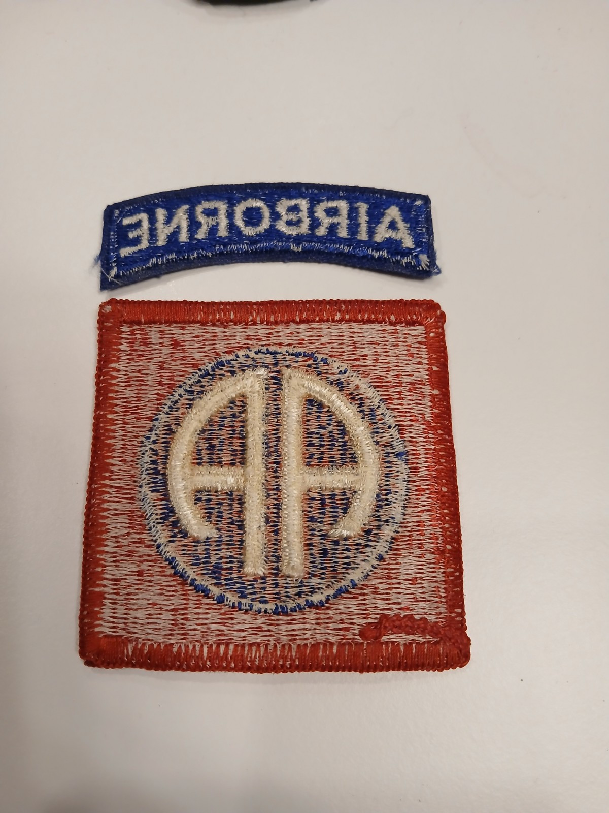 US Army 82nd Airborne Patch AA All American Red White Blue New