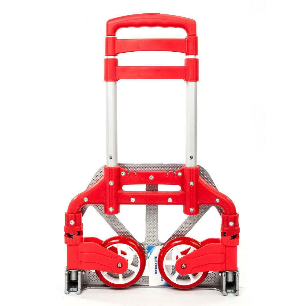 170lbs Cart Folding Dolly Collapsible Trolley Push Hand Truck Moving Warehouse
