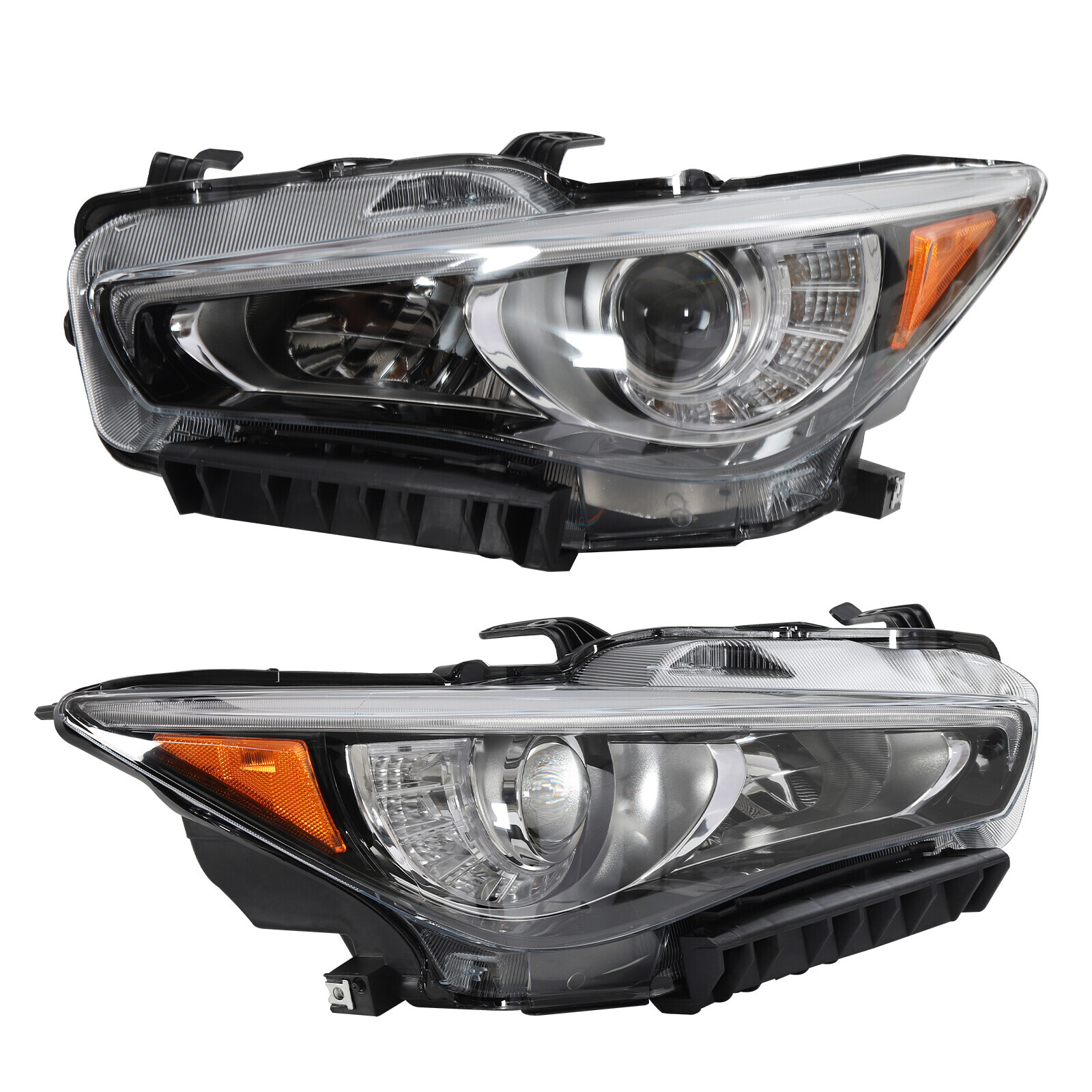 For 2014-2022 Infiniti Q50 LED Headlight Assembly Left Driver Side W/O AFS