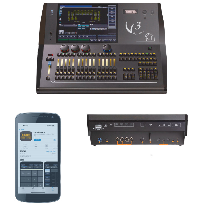 Professional Dmx Controller Code Victory 3 Controller 2048 Lighting Console+case