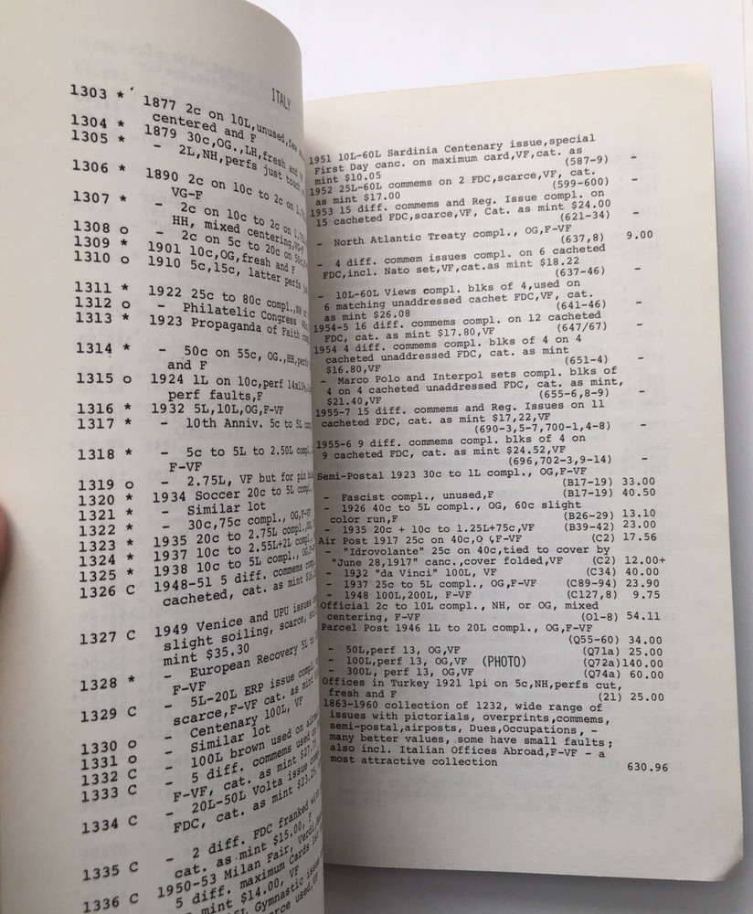 Brooks Stamp Company Brooklyn New York Old Auction Catalog 1972 Postage History