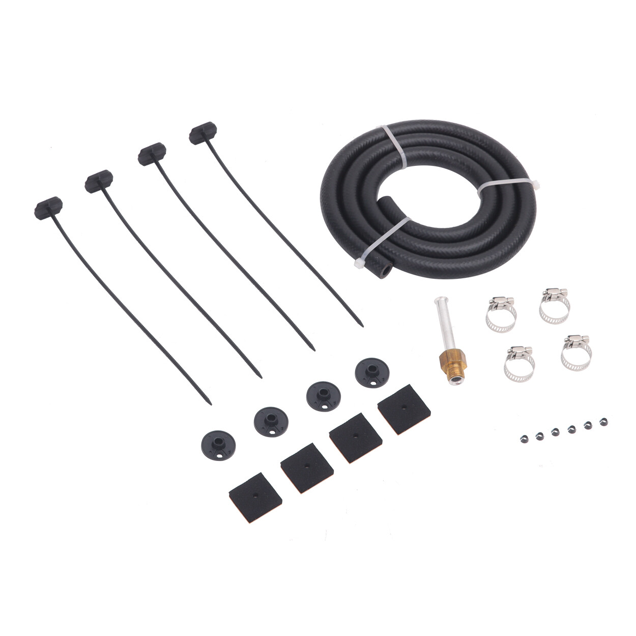 8 Rows Universal Aluminum Remote Transmission Oil Cooler Radiator Converter Kit