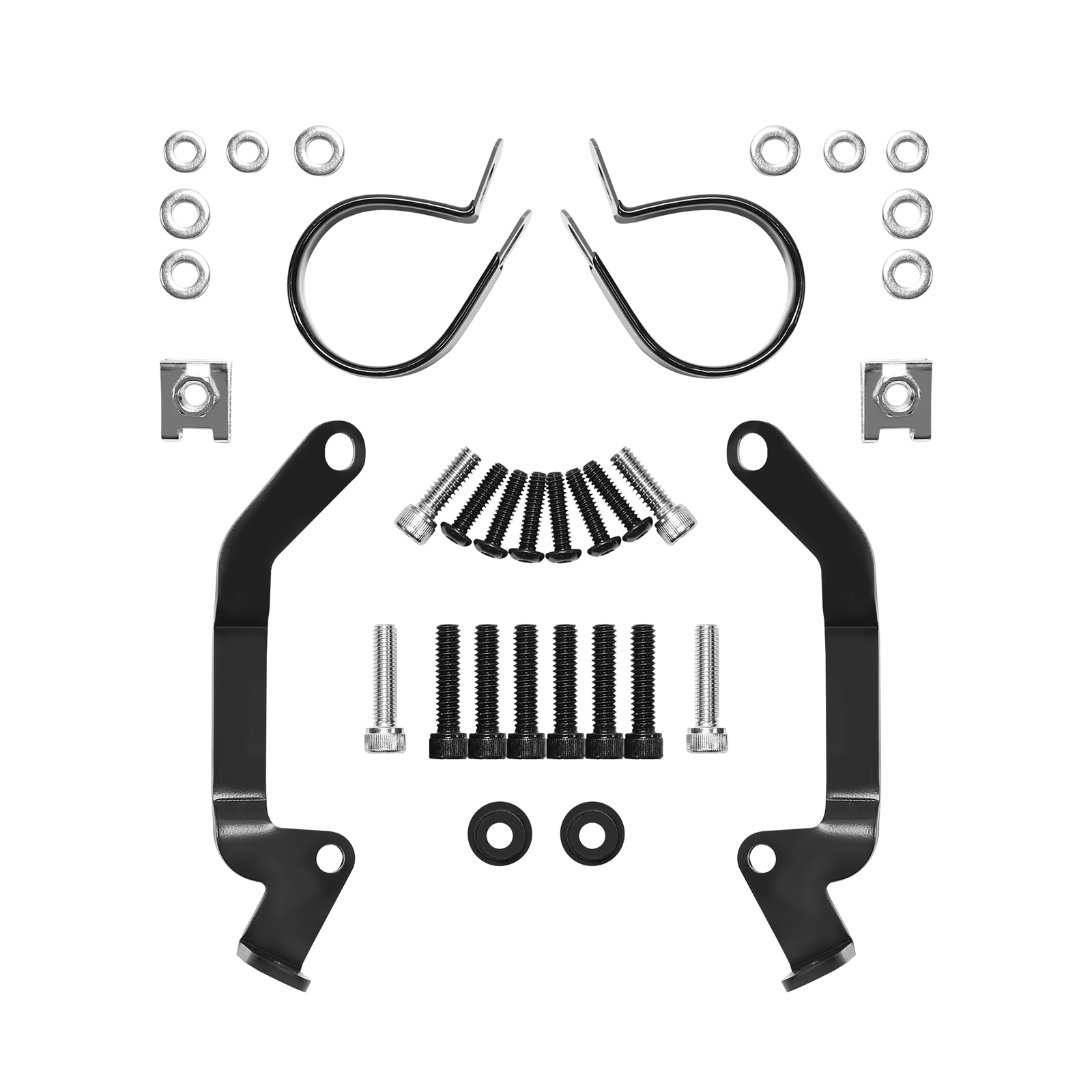 Vivid Black Fairing Chin Spoilers Cover For Harley Road Glide FLTRX FLTRXS 17-23