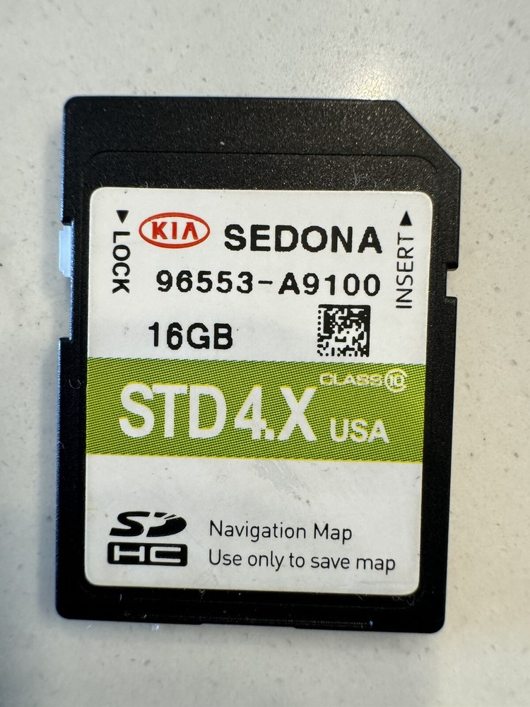 2015 SEDONA NAVIGATION SD MEMORY CARD MAP 96553-A9100
