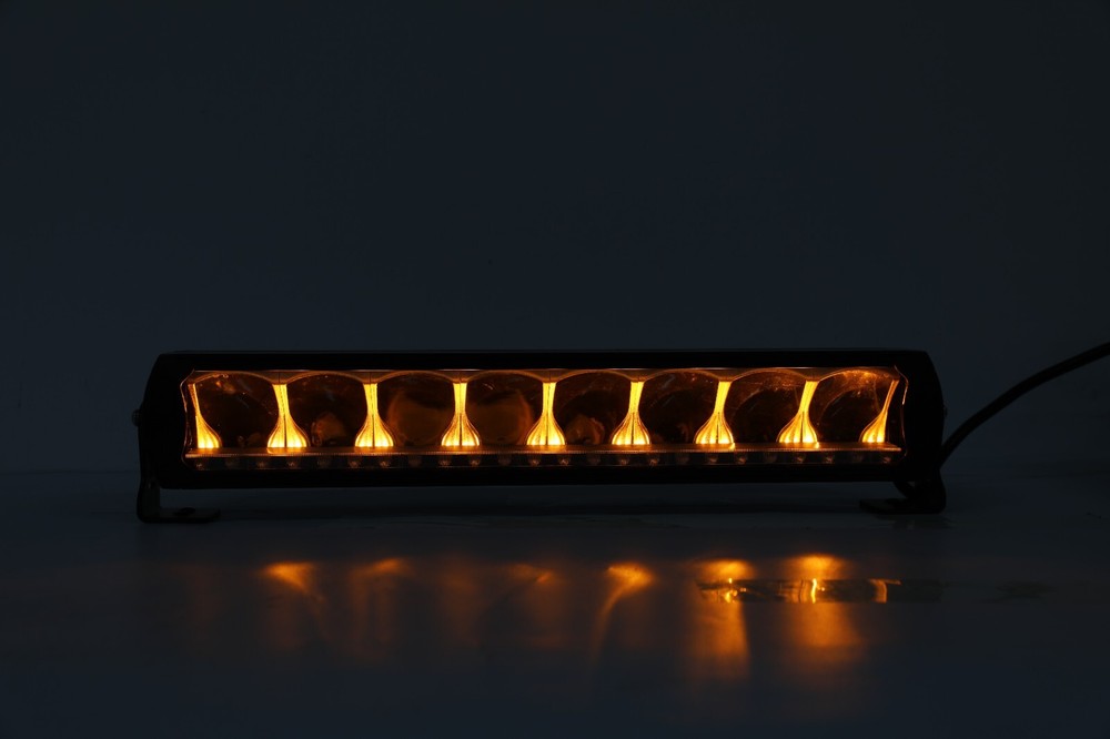 17"' Led Light Bar Position Emergency Warning Hazard Flash Strobe Amber X2