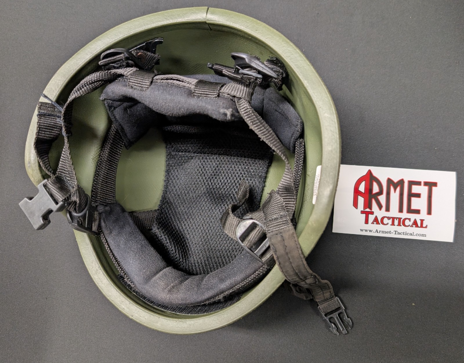 ProTech Delta LT Model 873 OD Green Helmet Lvl IIIA Size L Used LE Trade