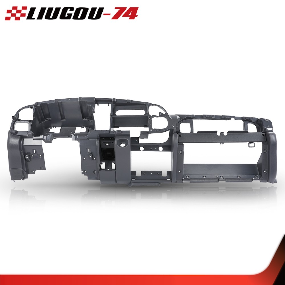 Fit For 1998-2001 Dodge Ram Dash Dashboard Core Structure Frame Single Aux Gray