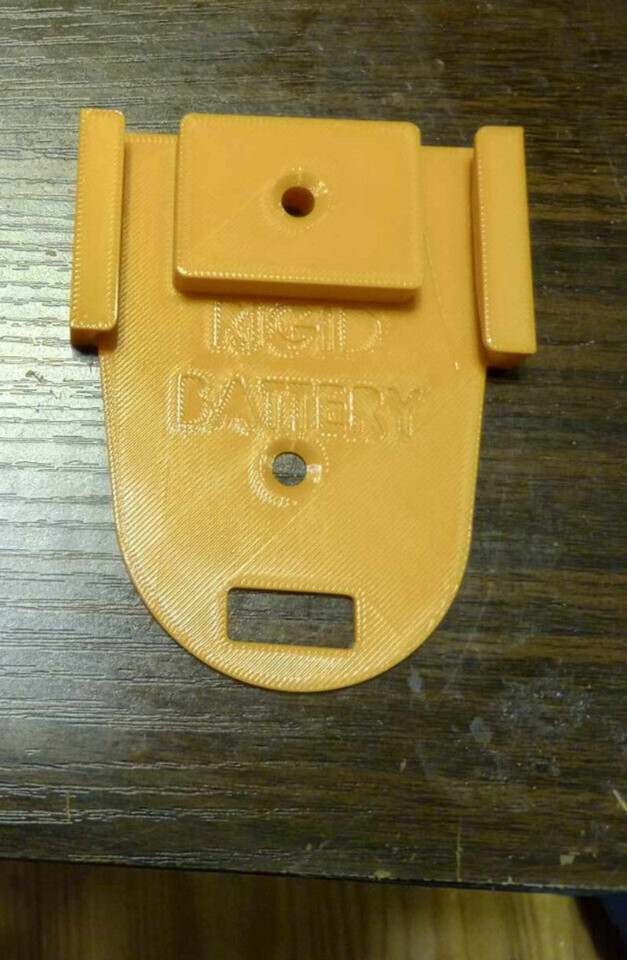 Mounts- Rigid- Battery mount with latch