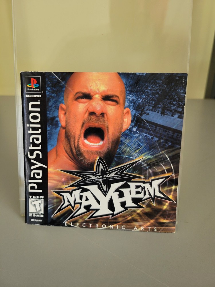 Mayhem PlayStation 1 Game Manual