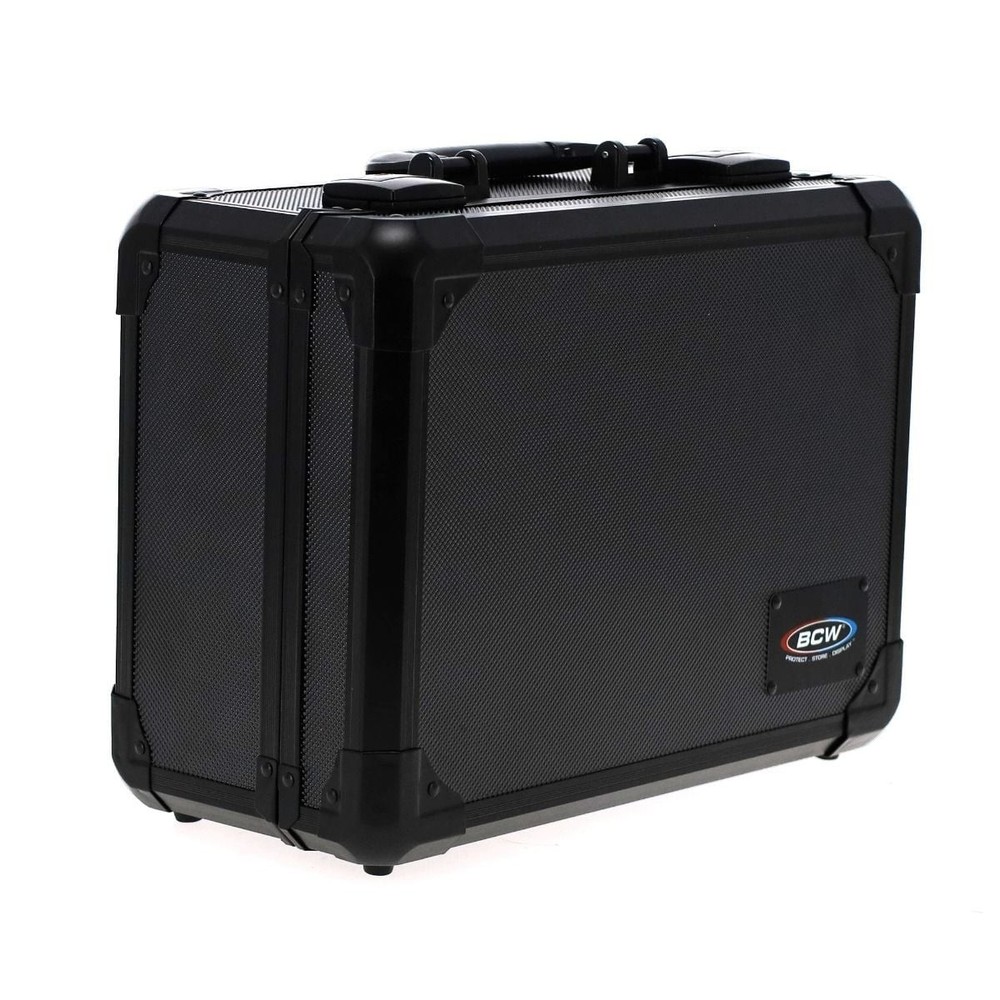 BCW ~ 3-Row Graded Card Latching Case ~ Black