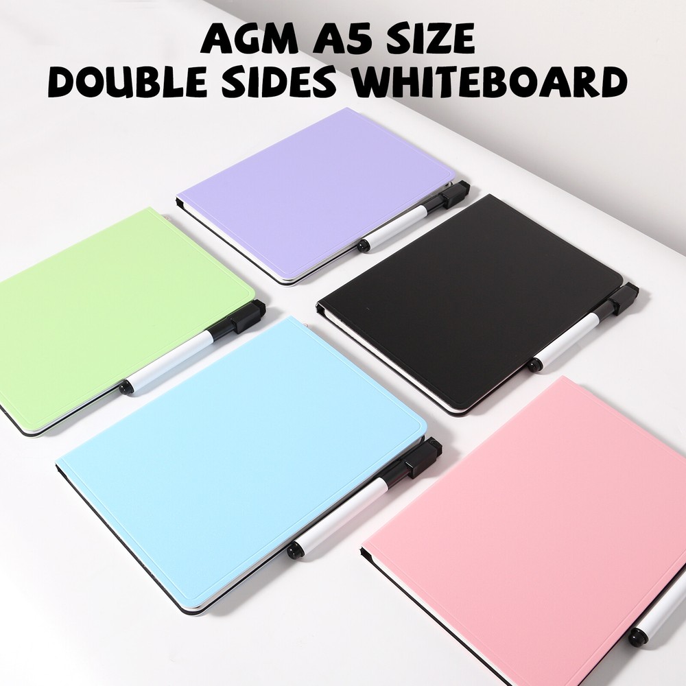 Small Whiteboard Notebook,Portable Dry Erase White Board whiteboard notebook