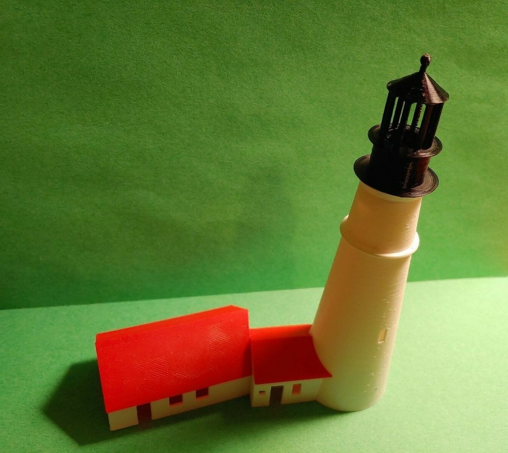 N scale Portland Head Lighthouse with blinking lighting LED