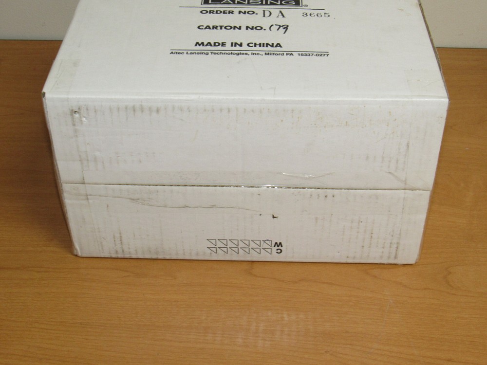 Altec Lansing Multimedia Stereo Computer Speaker System GCS100 - New in Box!