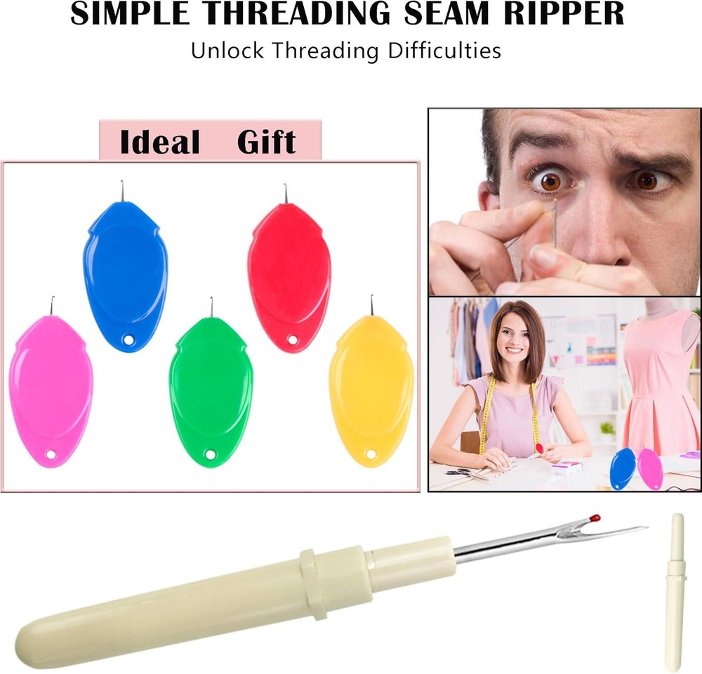 10pcs Thumb Needle Threader Easy Sewing Machine Needle Threader Hand Sewing Tool