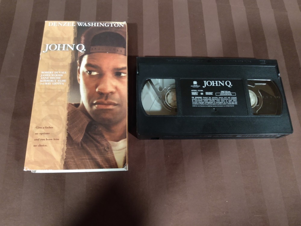John Q (VHS) Denzel Washington, Robert Duvall