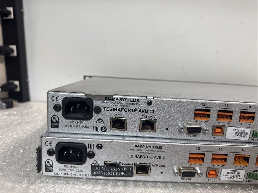 Biamp Tesira Forte AVB CI Digital Audio Processor