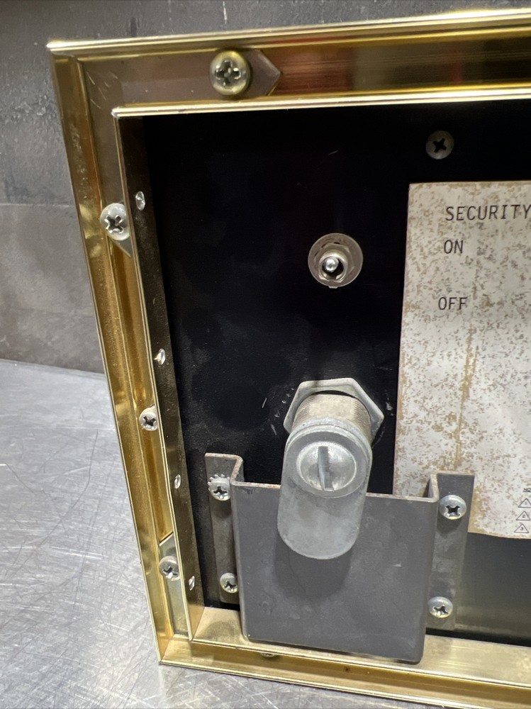 Lathem LTR6-128 Digital Master Clock Control Bell Ringer Time. Missing Key. Used