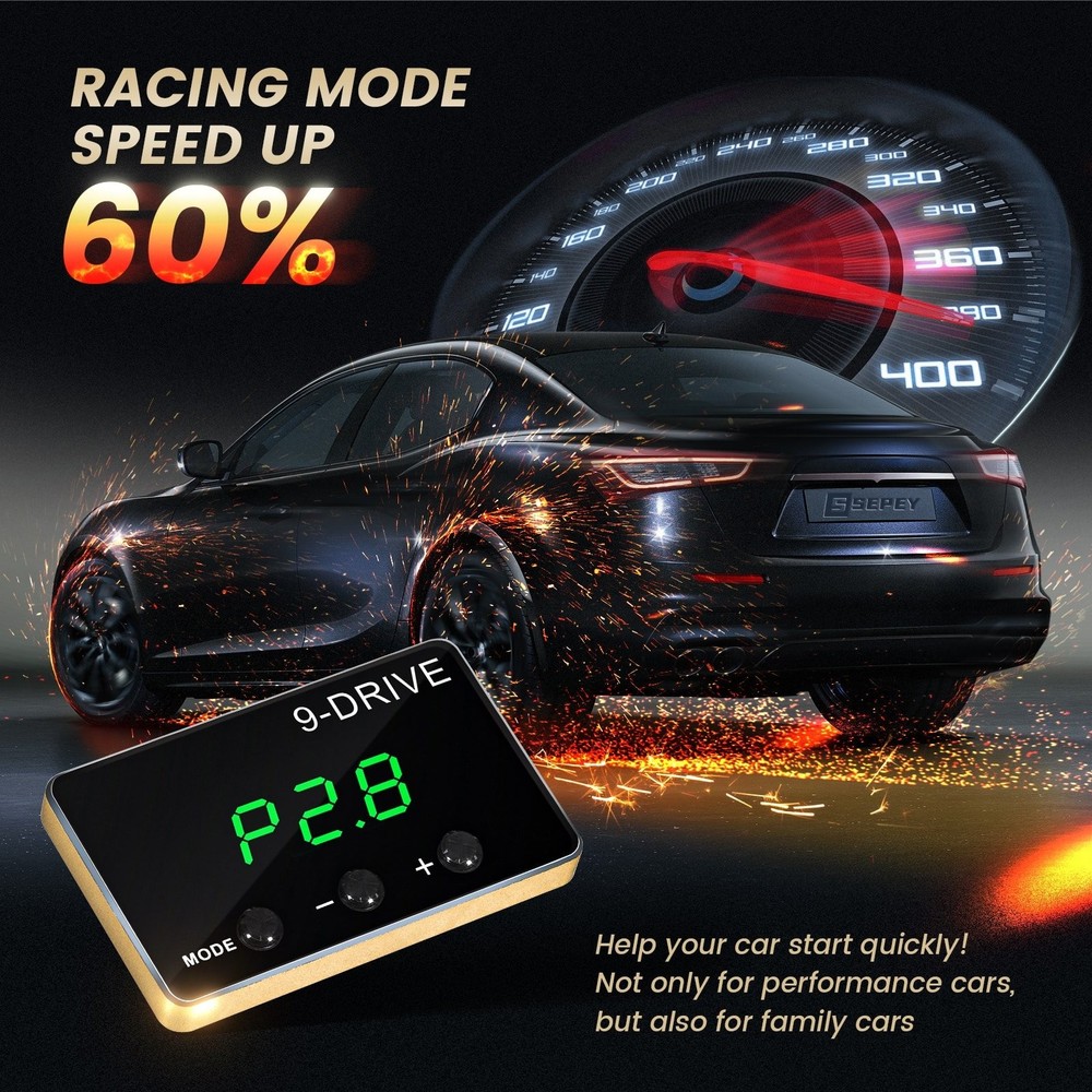 Throttle Response Controller 9 Drive Modes Smart Accelerator For Ford Land-Rover