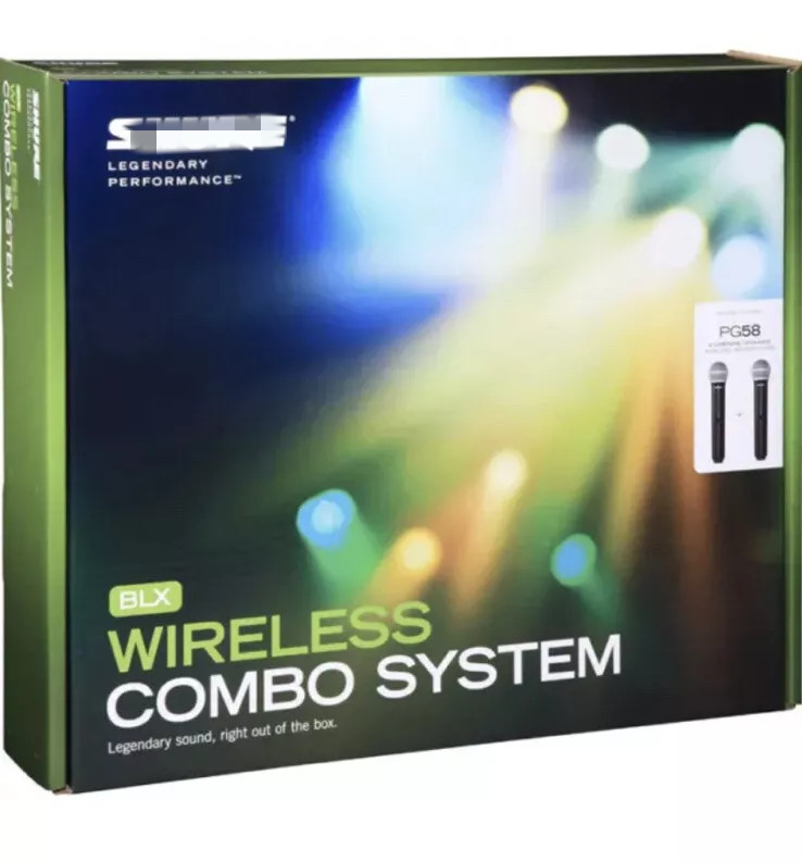 BLX288/PG58 Handheld Wireless Microphone System Come with 2 Microphone US