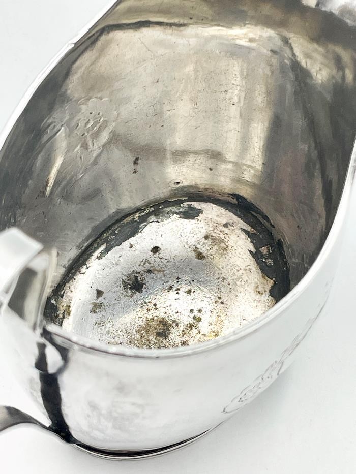 OLD SHEFFIELD PLATE CREAM JUG c1790