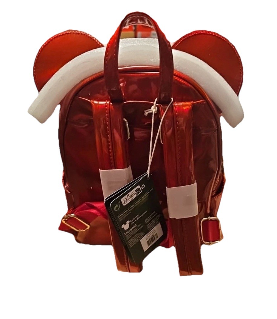 Loungefly Disney Mickey Mouse Holographic Ruby Oil Slick Mini Backpack