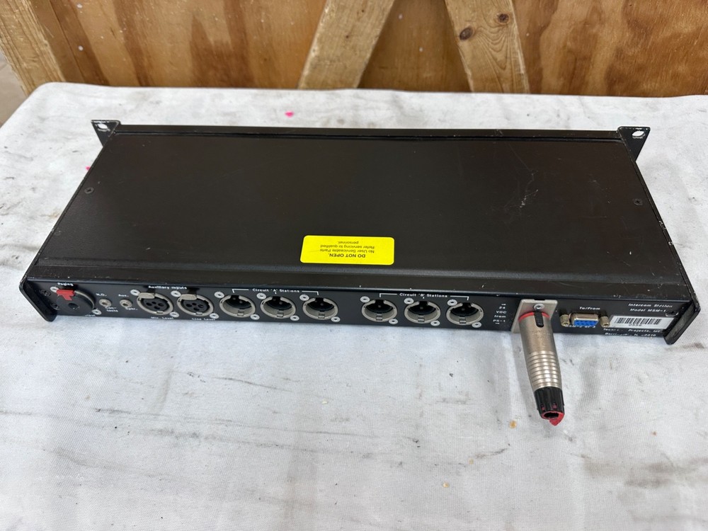 Production Intercom MSM-1 - Please Read