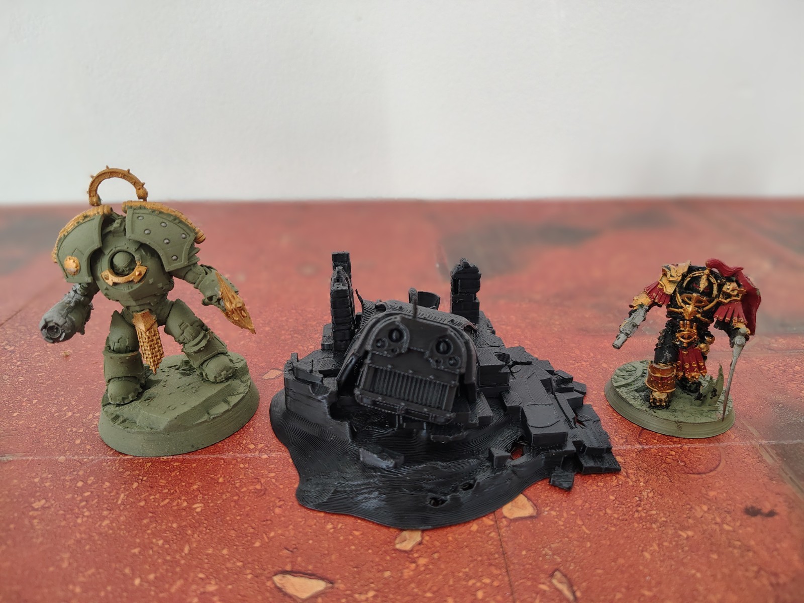 Warhound Titan Wreck Perfect Warhammer Terrain Ruin Objective Marker Set / Lot