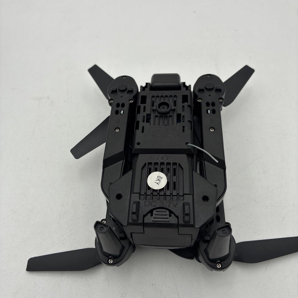 Black RC UFO Remote Controller Drone With Accessories & Carrying Case